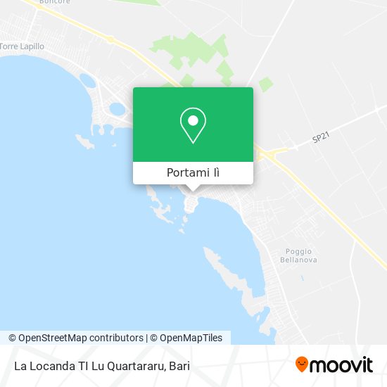 Mappa La Locanda TI Lu Quartararu