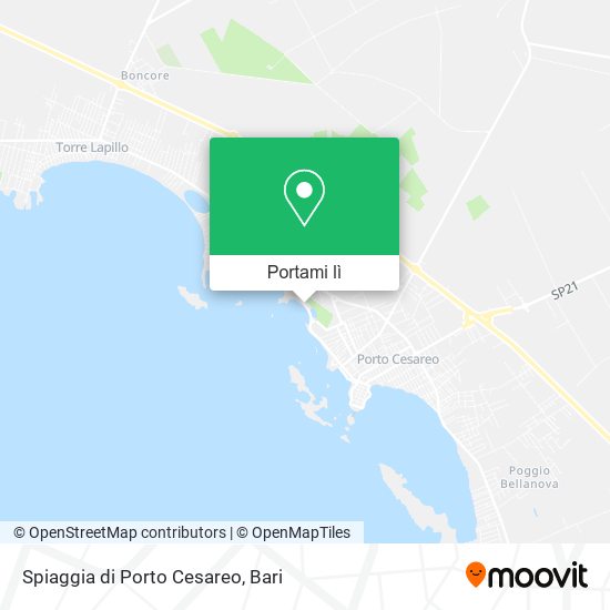 Mappa Spiaggia di Porto Cesareo