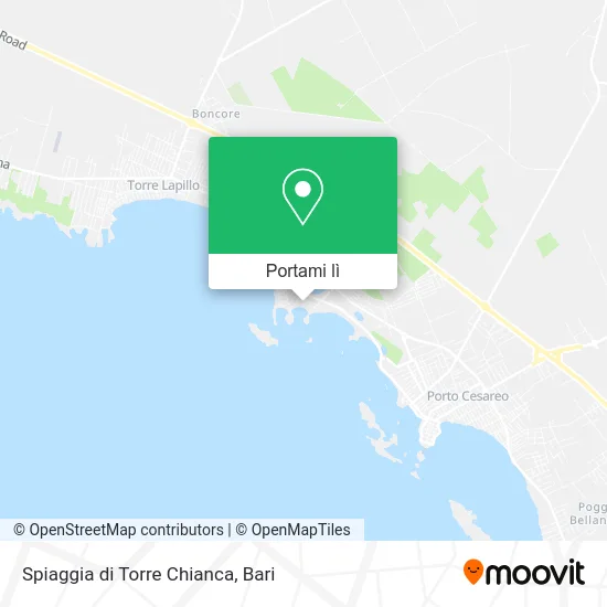 Mappa Spiaggia di Torre Chianca