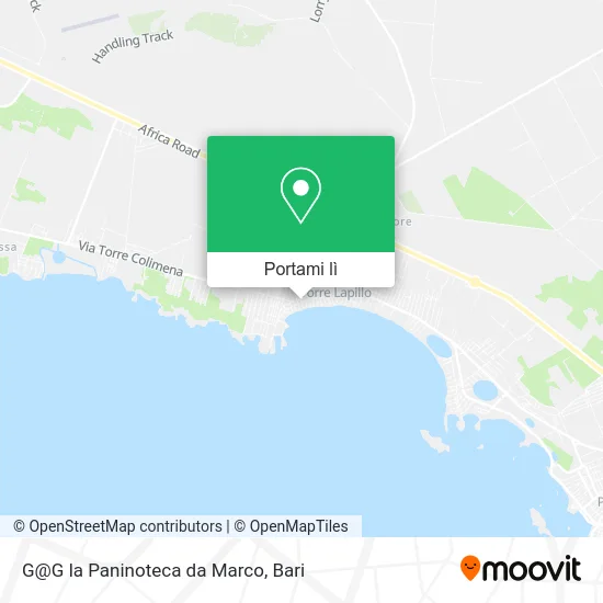 Mappa G@G la Paninoteca da Marco