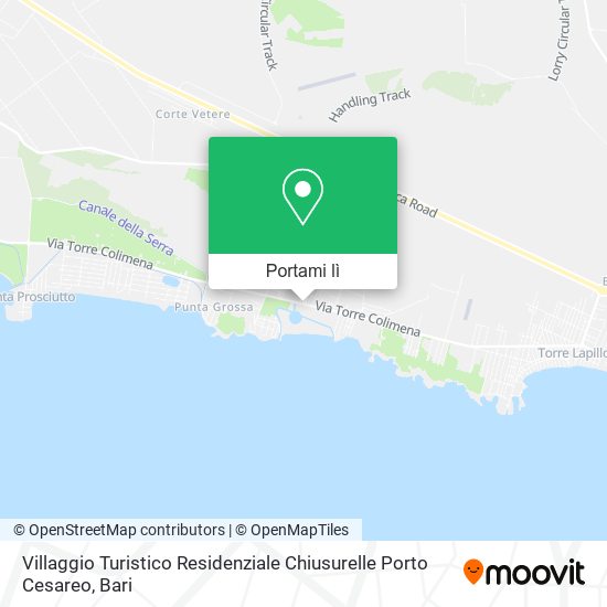 Mappa Villaggio Turistico Residenziale Chiusurelle Porto Cesareo