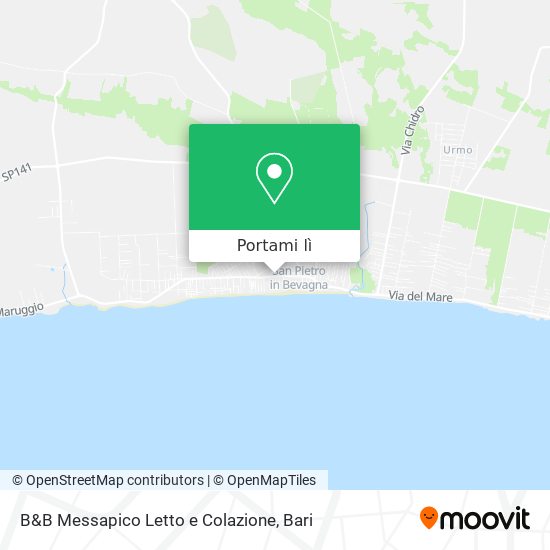 Mappa B&B Messapico Letto e Colazione