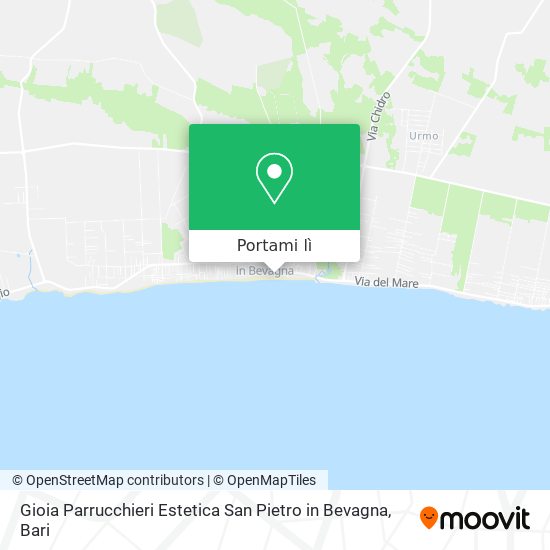 Mappa Gioia Parrucchieri Estetica San Pietro in Bevagna