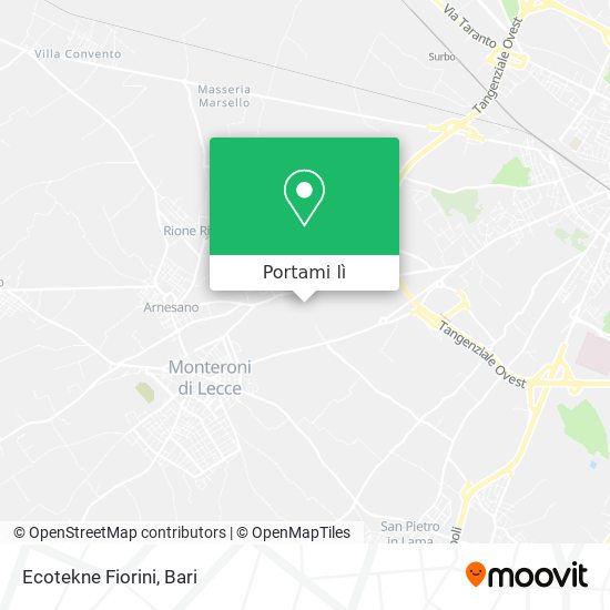 Mappa Ecotekne Fiorini