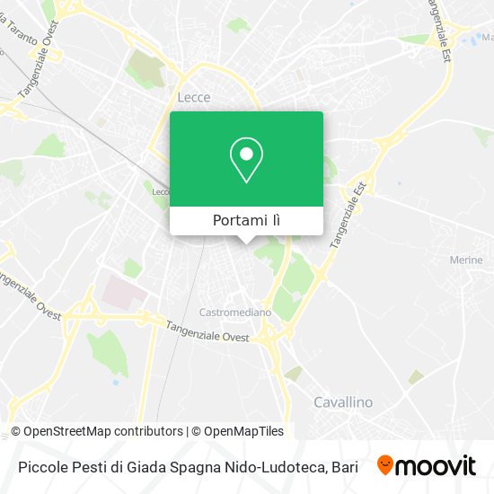 Mappa Piccole Pesti di Giada Spagna Nido-Ludoteca