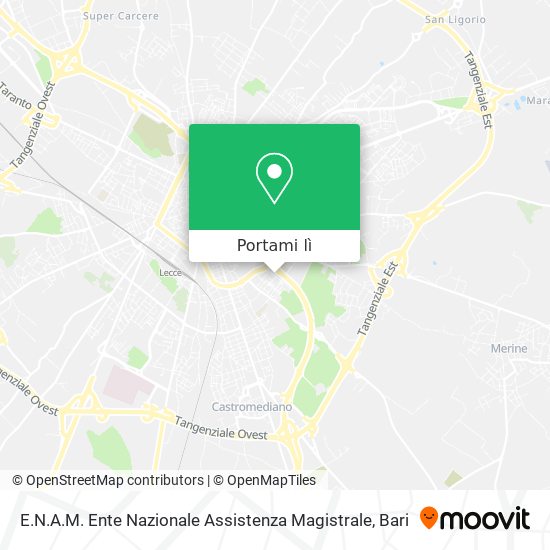 Mappa E.N.A.M. Ente Nazionale Assistenza Magistrale