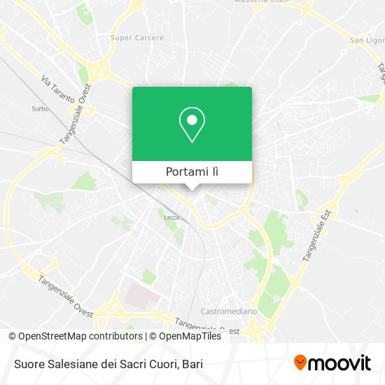 Mappa Suore Salesiane dei Sacri Cuori