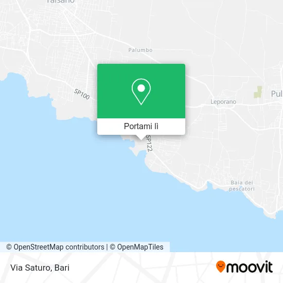 Mappa Via Saturo