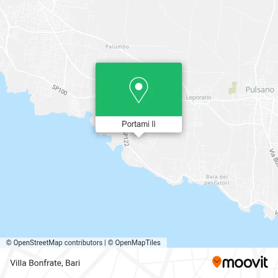 Mappa Villa Bonfrate