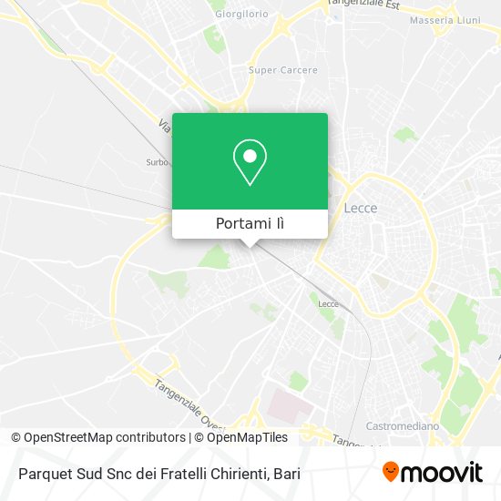 Mappa Parquet Sud Snc dei Fratelli Chirienti