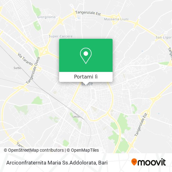 Mappa Arciconfraternita Maria Ss.Addolorata