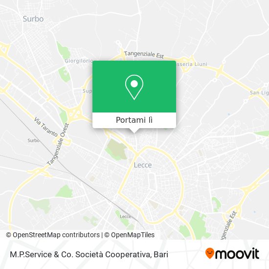 Mappa M.P.Service & Co. Società Cooperativa