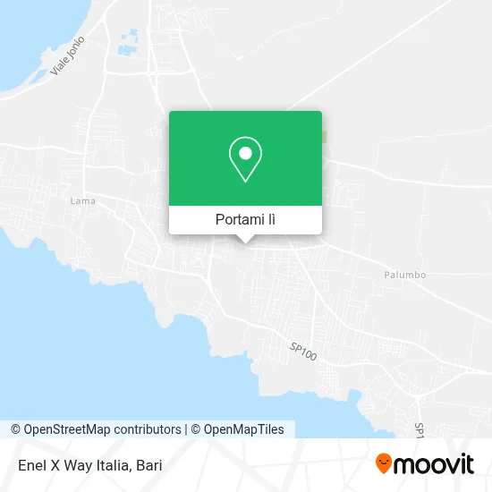 Mappa Enel X Way Italia