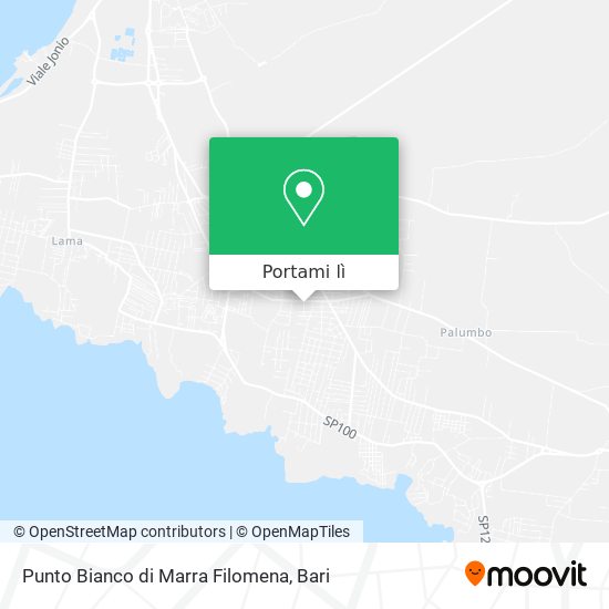Mappa Punto Bianco di Marra Filomena