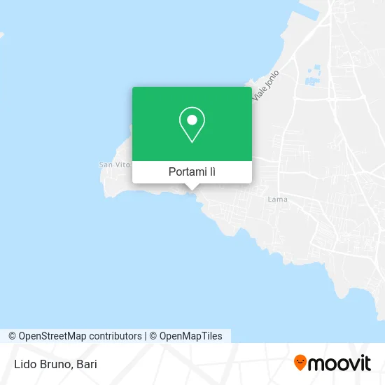 Mappa Lido Bruno