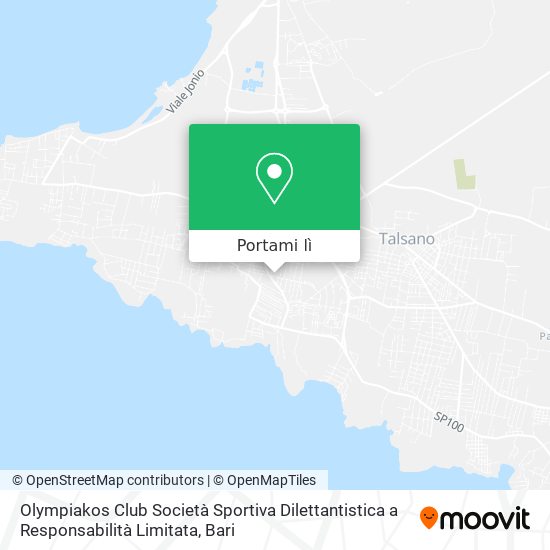 Mappa Olympiakos Club Società Sportiva Dilettantistica a Responsabilità Limitata