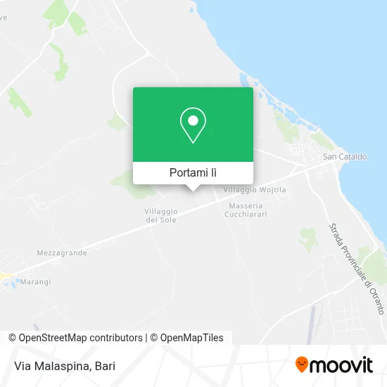 Mappa Via Malaspina