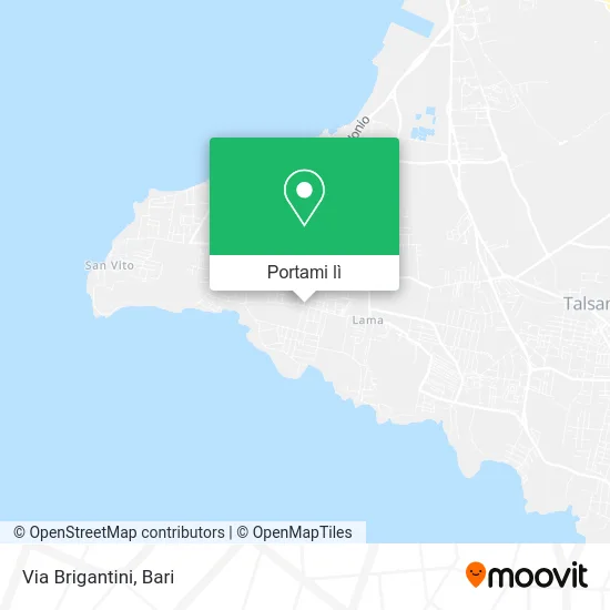 Mappa Via Brigantini