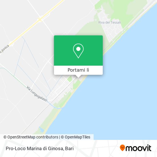 Mappa Pro-Loco Marina di Ginosa