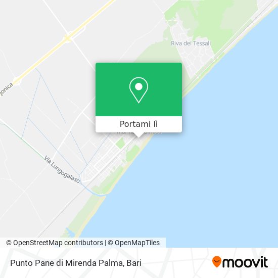 Mappa Punto Pane di Mirenda Palma