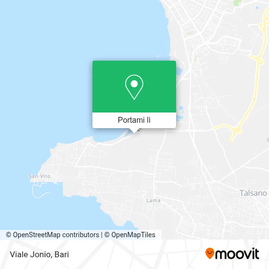 Mappa Viale Jonio