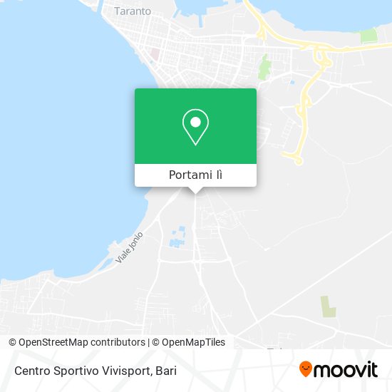 Mappa Centro Sportivo Vivisport