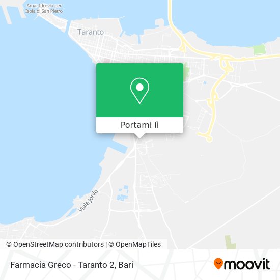 Mappa Farmacia Greco - Taranto 2