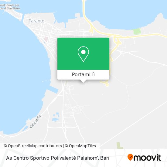 Mappa As Centro Sportivo Polivalentè Palafiom'