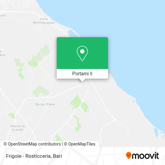 Mappa Frigole - Rosticceria