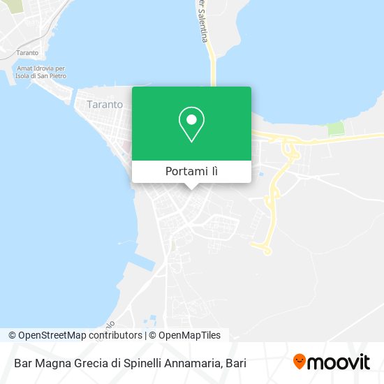 Mappa Bar Magna Grecia di Spinelli Annamaria