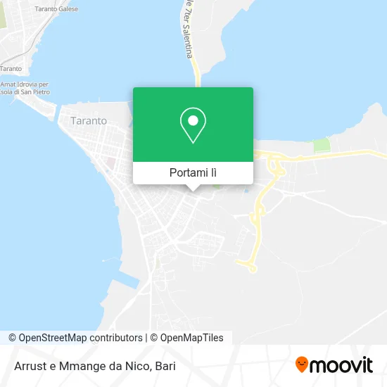 Mappa Arrust e Mmange da Nico