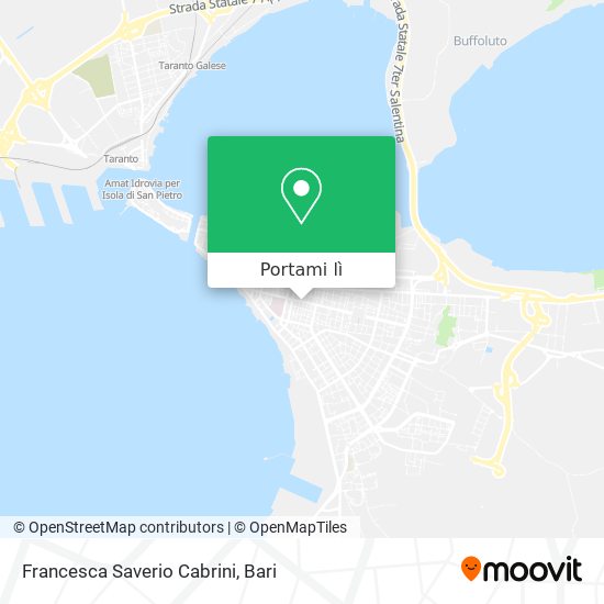 Mappa Francesca Saverio Cabrini