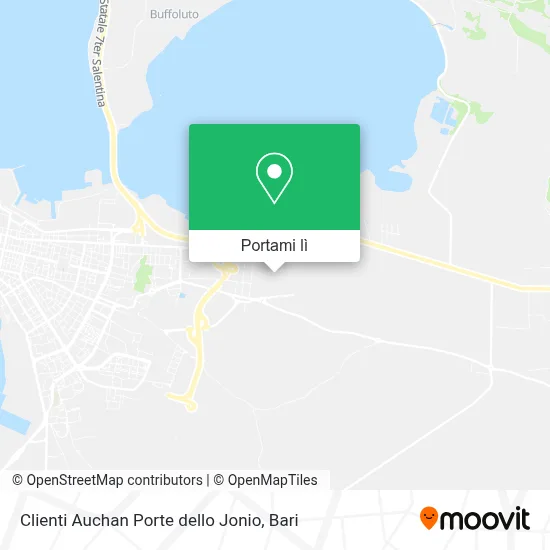 Mappa Clienti Auchan Porte dello Jonio