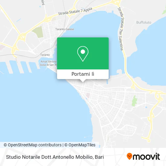 Mappa Studio Notarile Dott.Antonello Mobilio