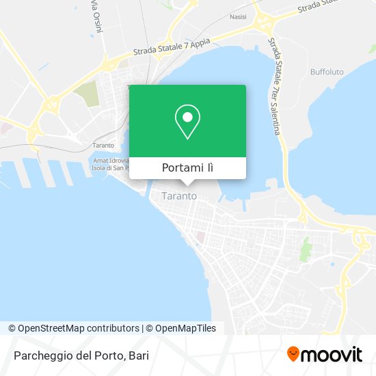 Mappa Parcheggio del Porto