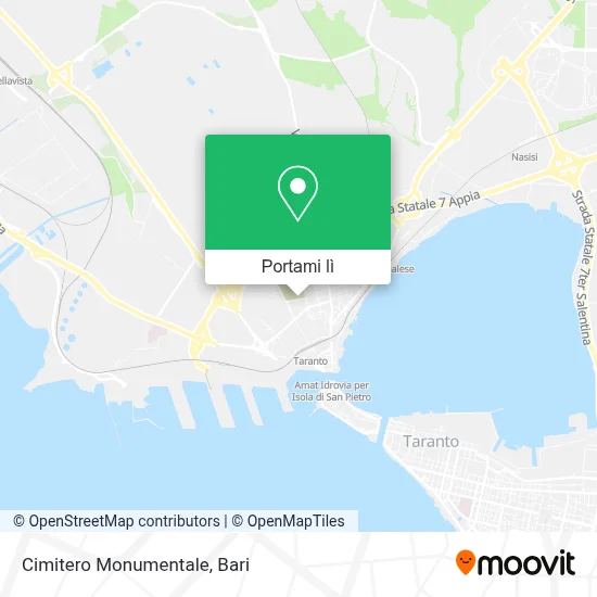 Mappa Cimitero Monumentale