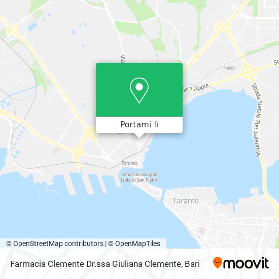 Mappa Farmacia Clemente Dr.ssa Giuliana Clemente