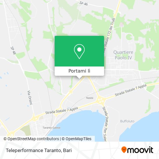 Mappa Teleperformance Taranto