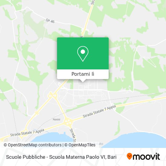 Mappa Scuole Pubbliche - Scuola Materna Paolo VI