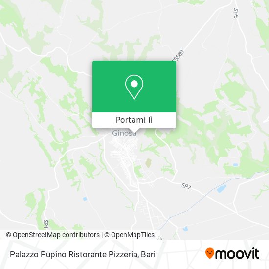 Mappa Palazzo Pupino Ristorante Pizzeria