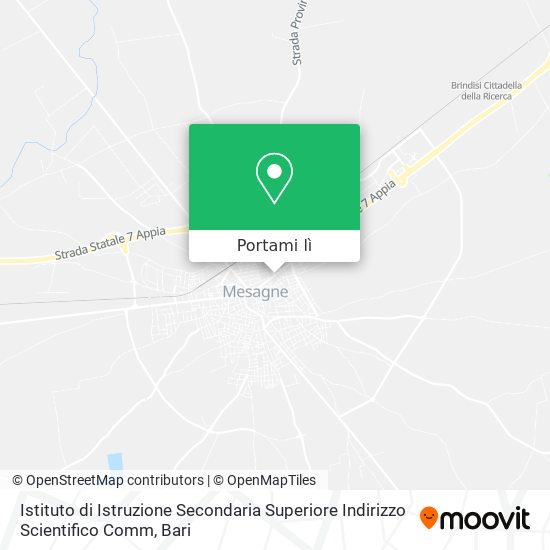 Mappa Istituto di Istruzione Secondaria Superiore Indirizzo Scientifico Comm