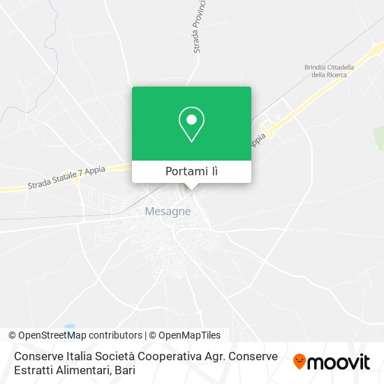Mappa Conserve Italia Società Cooperativa Agr. Conserve Estratti Alimentari
