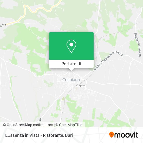 Mappa L'Essenza in Vista - Ristorante