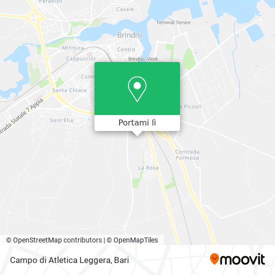 Mappa Campo di Atletica Leggera