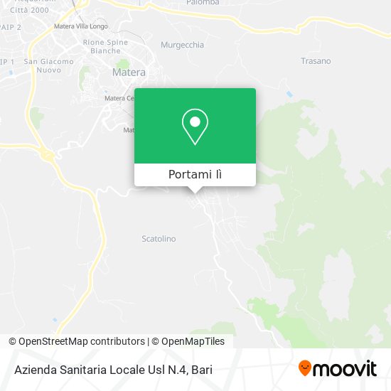 Mappa Azienda Sanitaria Locale Usl N.4