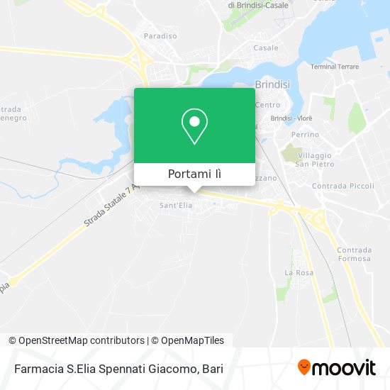 Mappa Farmacia S.Elia Spennati Giacomo
