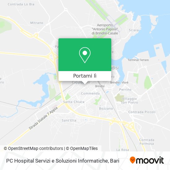 Mappa PC Hospital Servizi e Soluzioni Informatiche