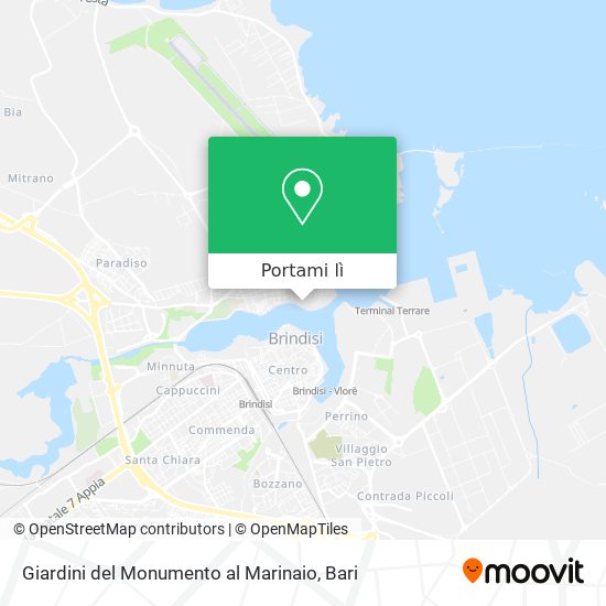 Mappa Giardini del Monumento al Marinaio