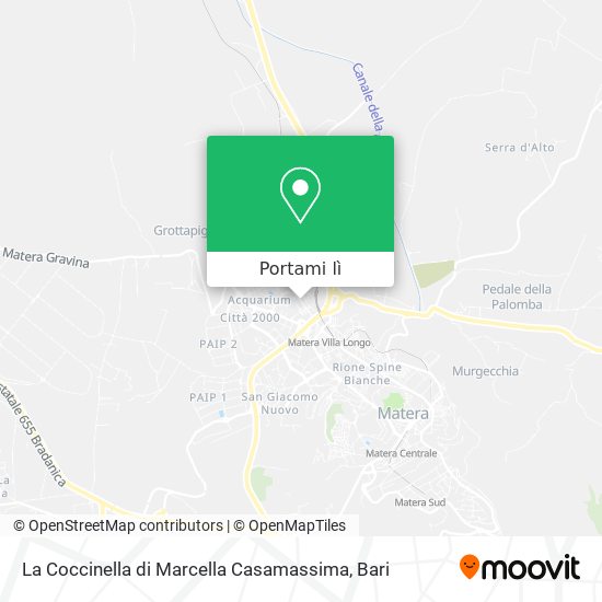 Mappa La Coccinella di Marcella Casamassima