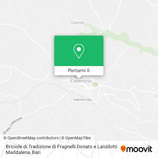 Mappa Briciole di Tradizione di Fragnelli Donato e Lanzilotti Maddalena